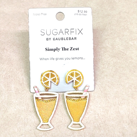 BaubleBar Jewelry - Sugarfix by Bauble Bar Simply the Zest Lemonade Earrings